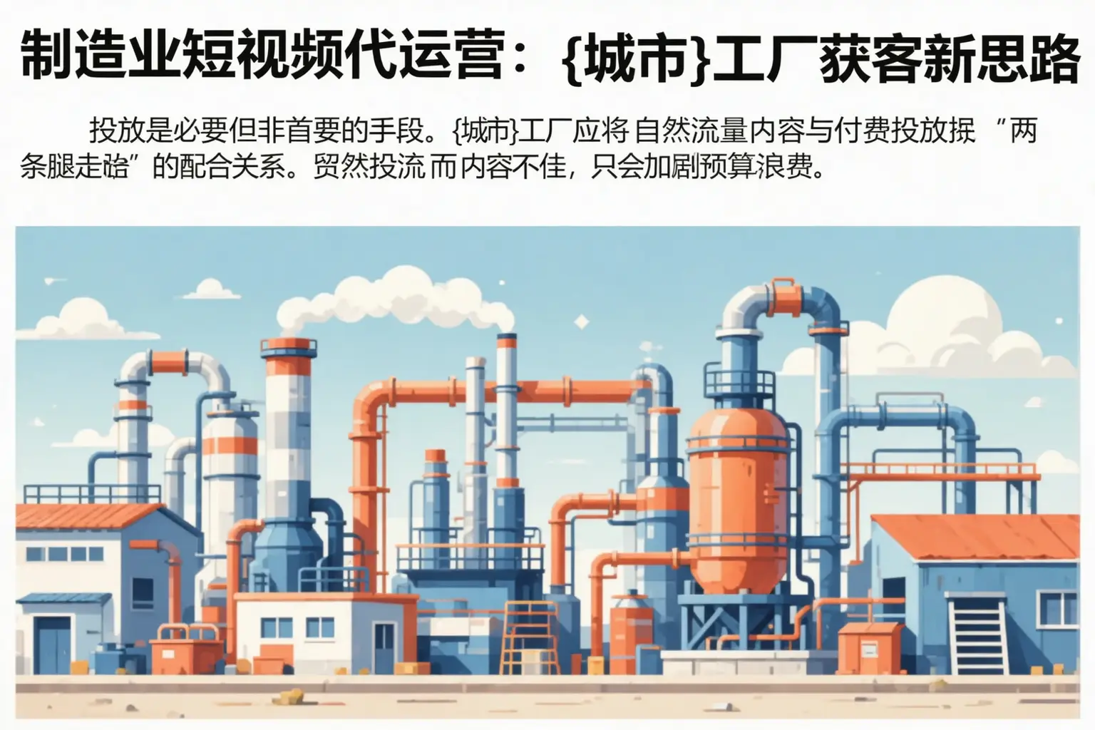 制造业短视频代运营:古丈工厂获客新思路